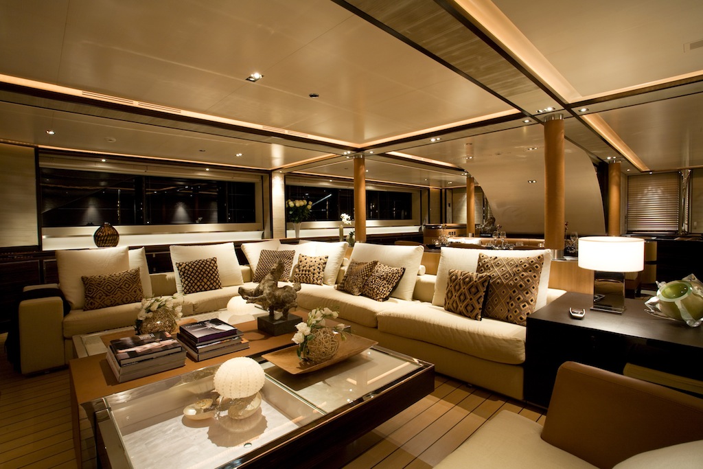 superyacht living room